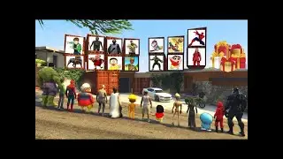 Subscribers Sent Gifts For Shinchan & Doraemon  In GTA5 / franklin And Shinchan Got Container Gift
