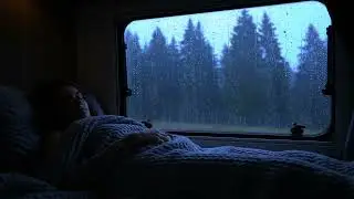 Heavy Rain on Roof at Night for Deep Restful Sleep