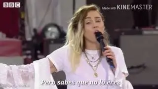 Miley Cyrus - Inspired (One Love Manchester) Letra Espa&ntilde;ol