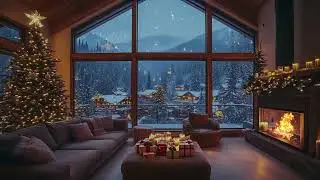 Focus Slipping in Cold Hours | Quiet Snowfall and Slow Piano for Peaceful Study