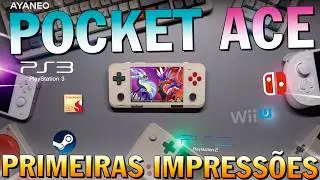 AYANEO Pocket ACE é o FUTURO da ANBERNIC e RETROID! Esse MINI SWITCH roda TUDO!