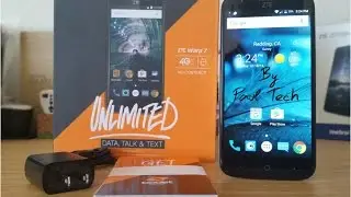 Распаковка/мини-обзор ZTE Warp 7 Boost Mobile