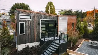 Tiny House w/ Spacious Kitchen Design // Ironwood Grove Tiny House Hotel!