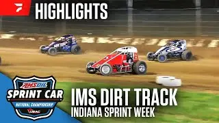 USAC Indiana Sprint Week at Indianapolis Motor Speedway Dirt Track 7/24/25 | Highlights