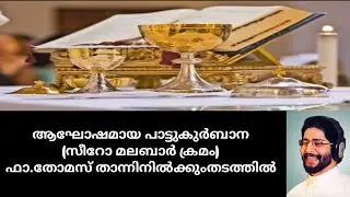 ആഘോഷമായ പാട്ടുകുർബാന-ഫാ.തോമസ് താന്നിനിൽക്കുംതടത്തിൽ.