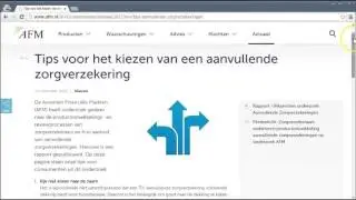 Tips voor het kiezen van een aanvullende zorgverzekering
