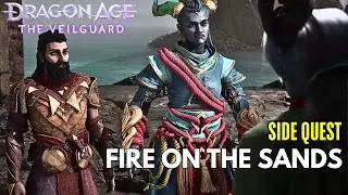 Dragon Age Veilguard - Fire on The Sands Side Quest Gameplay | 4K