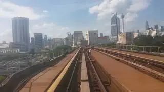 [New Interchange With SBK Line Announcement] Ride From KL Sentral To Masjid Jamek [45]