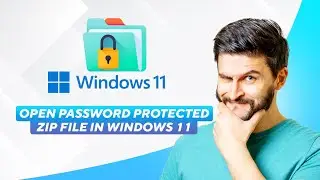 How To Open Password Protected ZIP File In Windows 11 (2026) Full Guide!