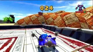 Sonic and SEGA All-Stars Racing - Mission 64 AAA Rank.