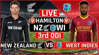 New Zealand vs West Indies 3rd ODI Live Scores | NZ vs WI 3rd ODI Live Scores & Commentary