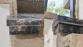 Italian marble stairs design part 1! How to install italian marble stairs