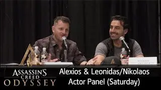Assassin's Creed Odyssey - Alexios and Leonidas / Nikolaos Actor Panel | Saturday - SacAnime