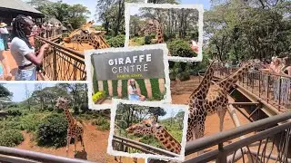 Visiting the Giraffe Centre Nairobi Kenya 🇰🇪 I MET A GIRAFFE! 🦒 