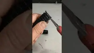 TRUCCO PER UNIRE IL TUBO CORRUGATO E NON SI VEDE LA GIUNZIONE