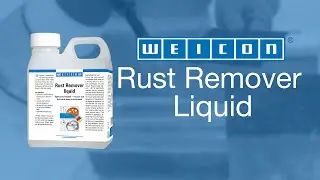 Removing rust from metal | Before and after effect rust | WEICON Rust Remover liquid
