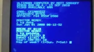 Homebrew 6809 Computer: I2C, Clock, Nixie Tubes!