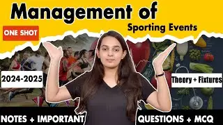 Management of Sporting Events Class 12 Physical Education | Class 12 Physical Education Chapter 1