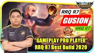 GUSION Pro Gameplay 2020 - by RRQ R7 - Gusion Best Build Mobile Legends