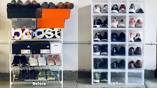The Container Store Small Drop-Front Shoe Box | Unboxing & Install