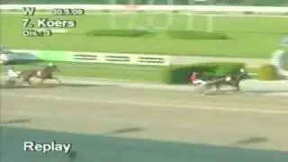 Rick Ebbinge wint met Zicero Boko  op Wolvega 30mei2009