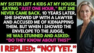 My Sister Left Me With 4 Kids&hellip; 10 Years Later, She Accused Me Of Kidnapping! So I&hellip;