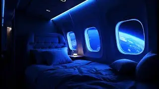 Calm Cabin Sound for Rest | Airplane Ambience for Sleeping and Studying