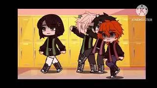 Blaise, pansy, and draco ignores hermione, ron, and harry. 