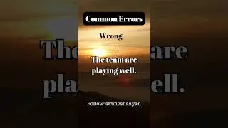 Common Errors #english #englisherrors #englishgrammar #englishspeaking