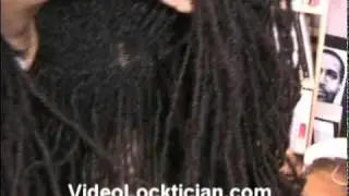 4 year SisterLocks Journey with Picture Images Photos and Video - Grooming and Retightening