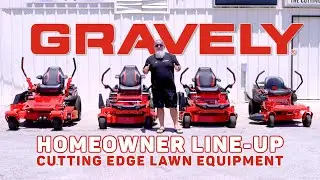 Gravely Home-Owner Zero Turn Line-up | Cutting Edge Lawn Equipment