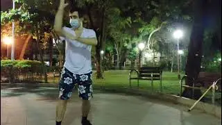 Hip Replacement Recovery- Day 29: QIGONG- very slow BAGUAZHANG (8 Triagrams Palms)