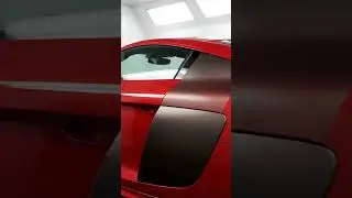 2012 Audi R8 Smooth Color Coverage &mdash; Side Panels Glowing Under Fresh Paint