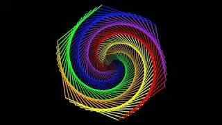 CircuitPython turtle rainbow benzene