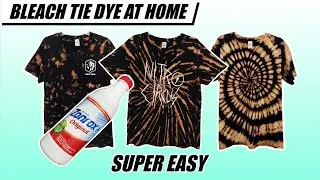 Bleach dye your shirt | Pinoy Version English Sub ( tie dye powder link in the description ⬇️)