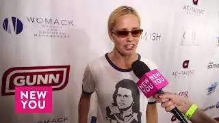 Elisabeth Shue Talks to Ashley Hume at the BaySmash Celebrity Tennis Tournament