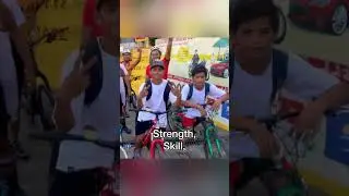 CYCLING together BUILDS WHAT? #cycling #bike #viral #video #youtubeshorts #bikelife #friendship