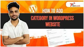 How To Add Category In Wordpress Website | #newsportal | #7knetwork | #wordpresstutorial