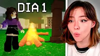 SOBREVIVE 99 DIAS en ESTE BOSQUE en ROBLOX