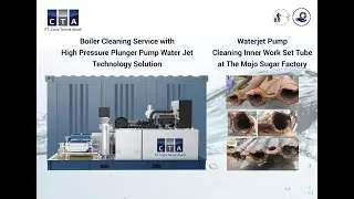 Waterjet Pump Cleaning Inner Work Set Tube at The Mojo Sugar Factory