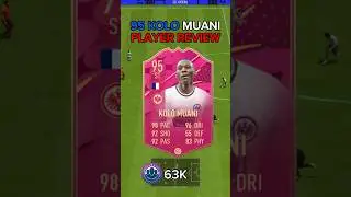 95 futties KOLO MUANI player review fifa 23 #shorts #short #football #fifa23 #review #fifa