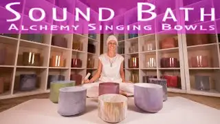 Sound Bath | CRYSTAL HEALING ALCHEMY singing bowls
