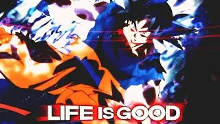 「 Life is Good 」🖤. Goku vs Jiren .(quick scrap)