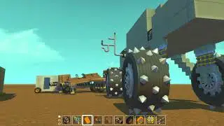 how to make a nascar in Scrap Mechanic