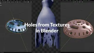 Holes from Textures - Blender Secrets