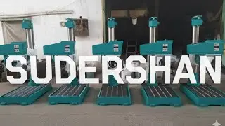 Sudershan Radial Drill Machine Operation🔥(Full Demo) Radial Drill working #radialdrill #drilling