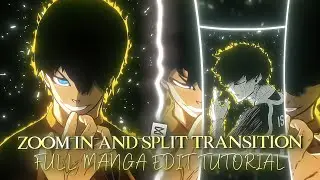 Manga Advanced Zoom & Split Transition | Full CapCut Edit Tutorial
