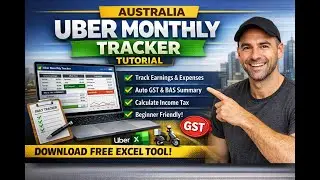 Uber Monthly Tracker &ndash; Fully Automated Excel Tool (FREE Download)