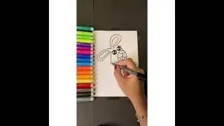 Rabbit drawing #shorts #drawing #girl #howtodraw easy drawing simple drawing #SamrAtart #ASRATIST