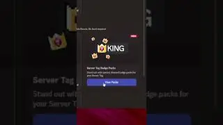 Обновите значок тега вашего сервера Discord за 14 секунд 🏷️⚡